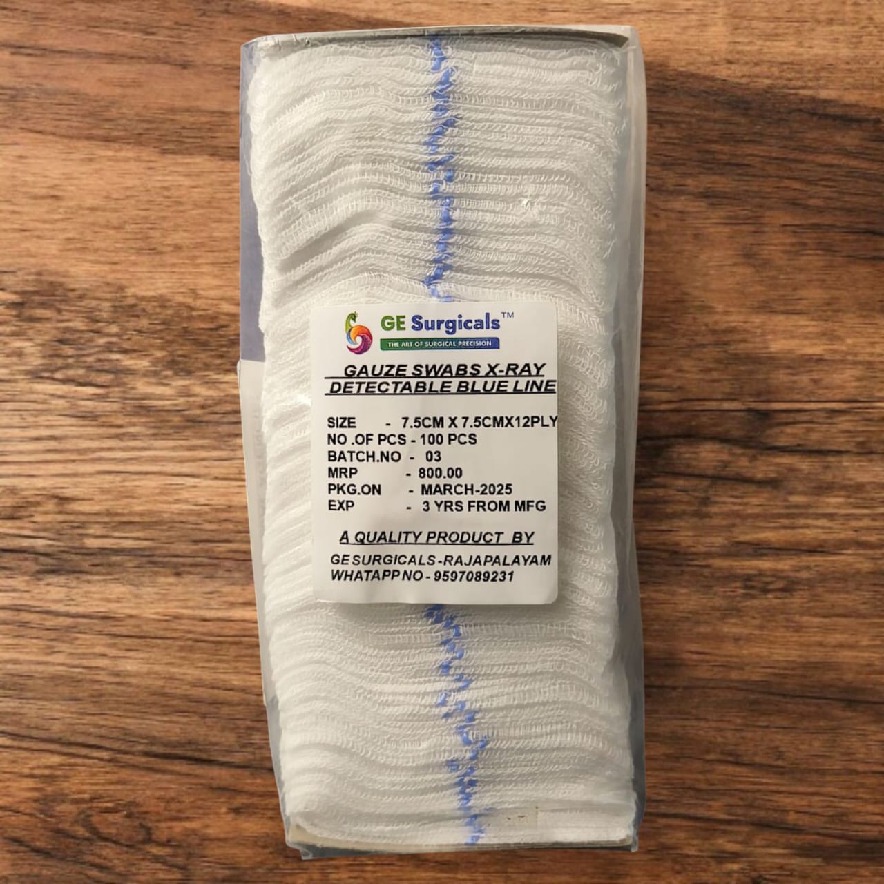 SWABS X RAY 100